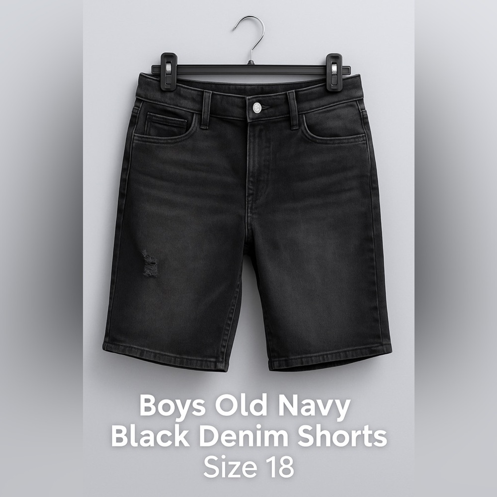 Old Navy Charcoal Denim Shorts